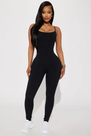 All About Wellness Active Jumpsuit - Black