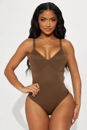 All The Right Places Shapewear Bodysuit - Mocha