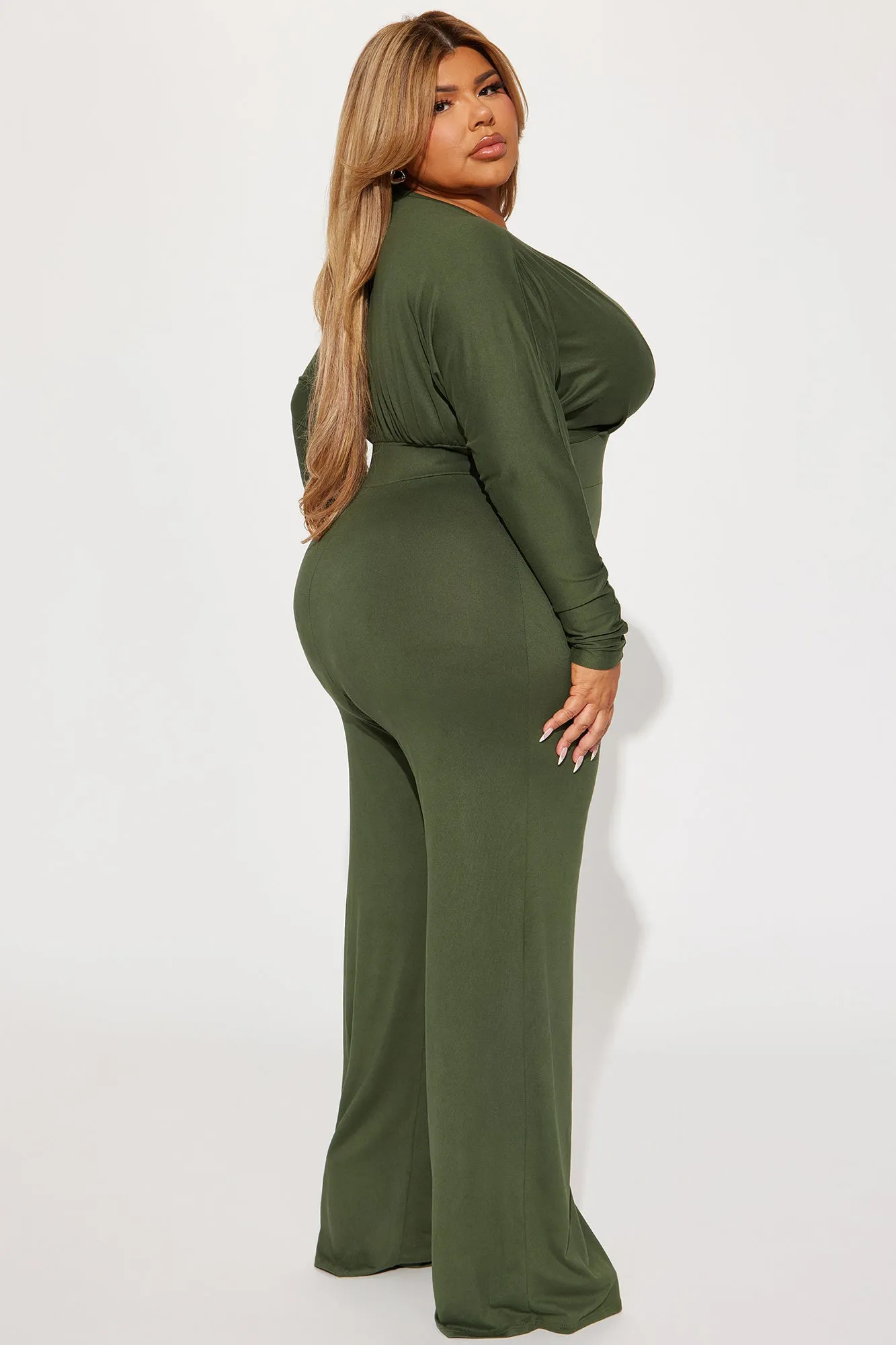 Bail Me Out Jumpsuit  - Olive