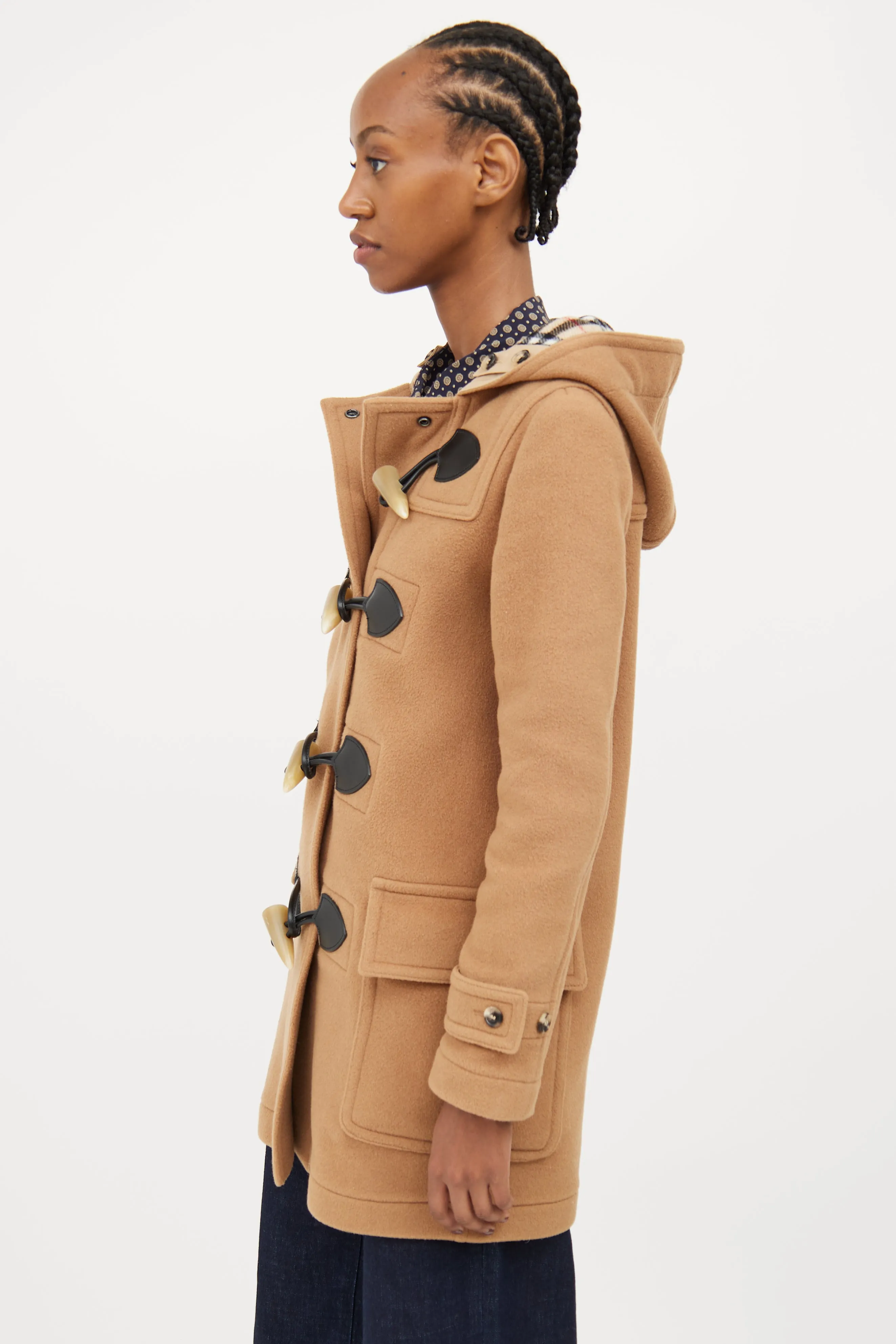 Beige Wool Duffle Coat