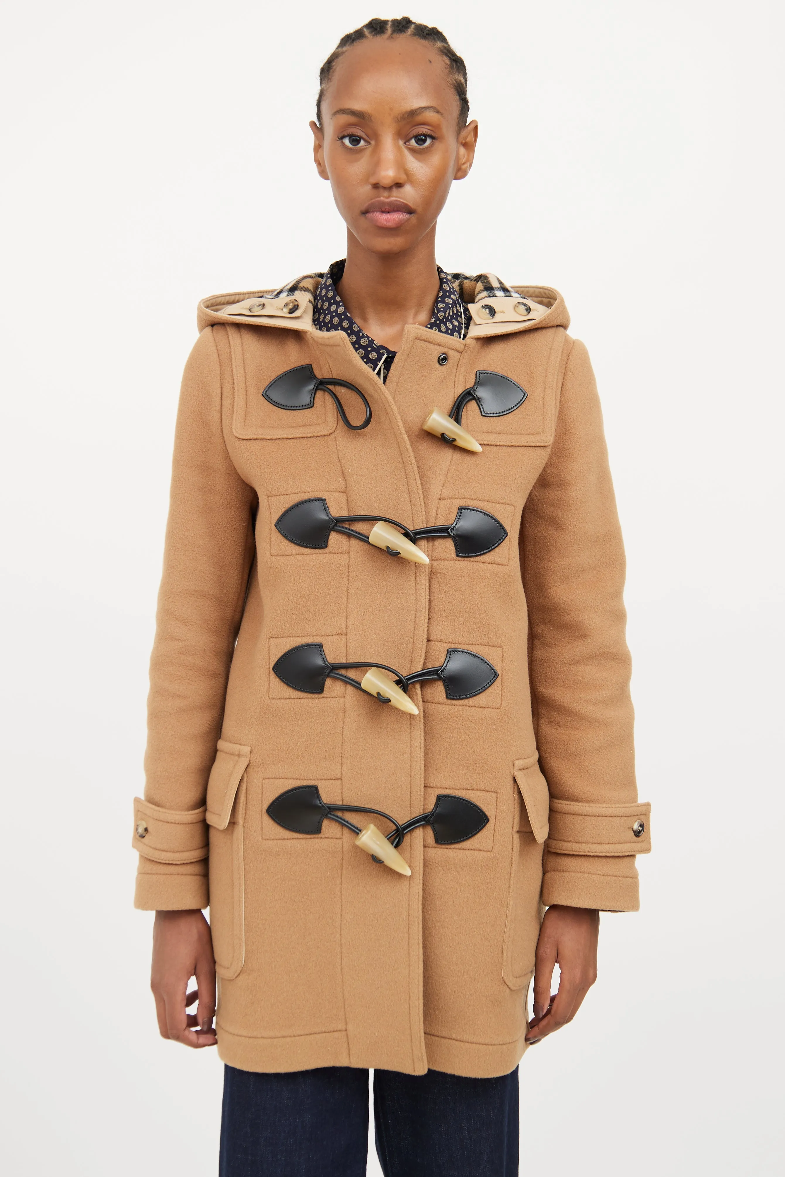 Beige Wool Duffle Coat