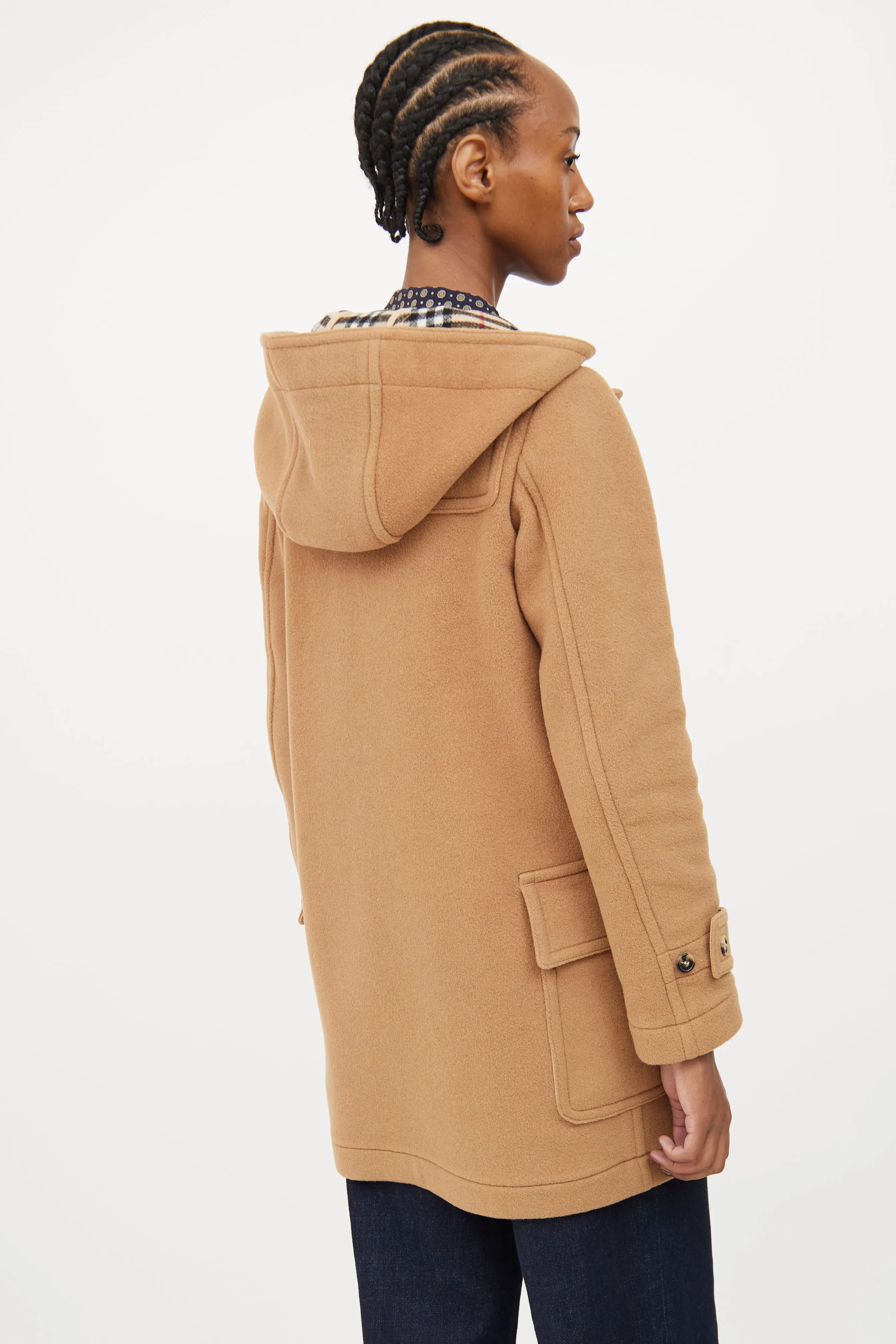 Beige Wool Duffle Coat