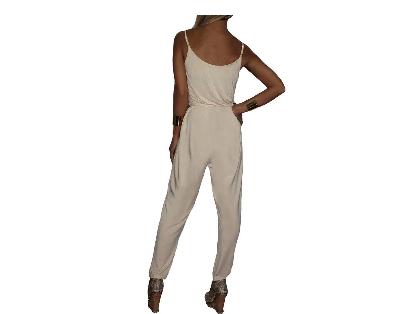 Blush Jumpsuit - The Palm Springs