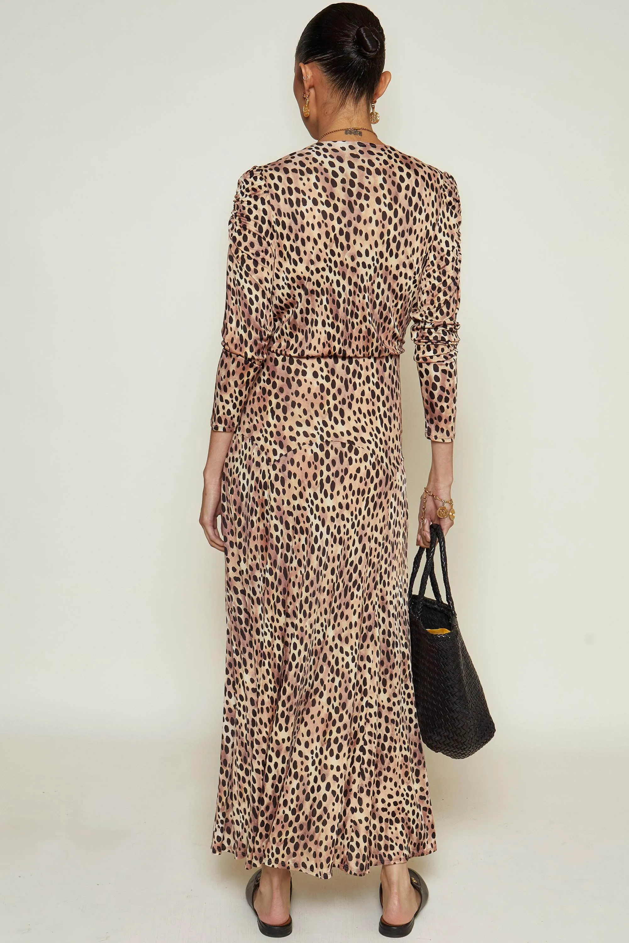 Cerise - Leopard Brown