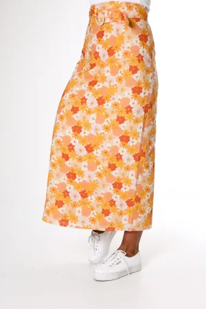 Cindy Skirt Seventies Floral