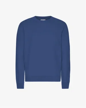 Classic Organic Crew - Marine Blue