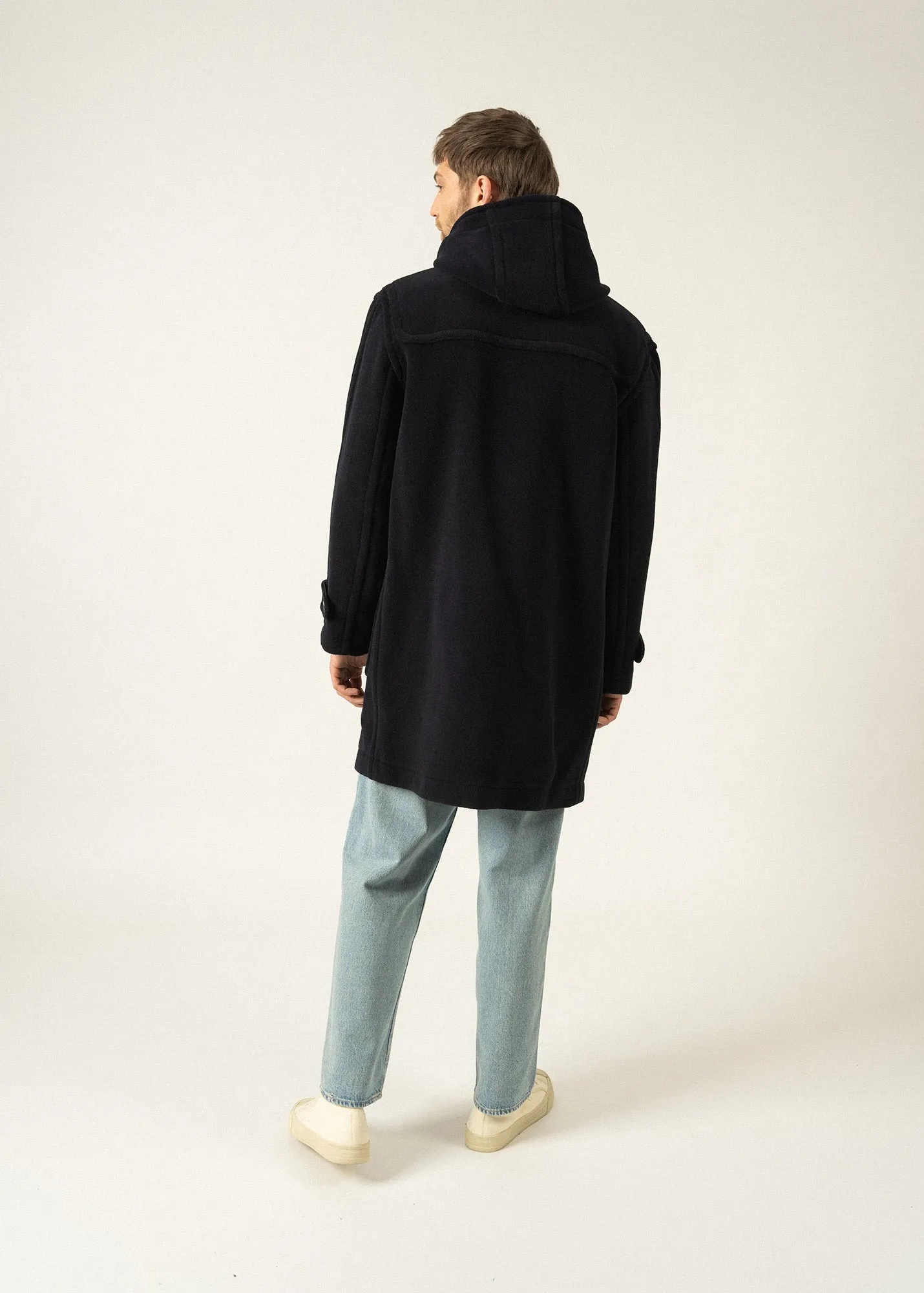 Duffle-coat Saturne - en drap de laine (NAVY)