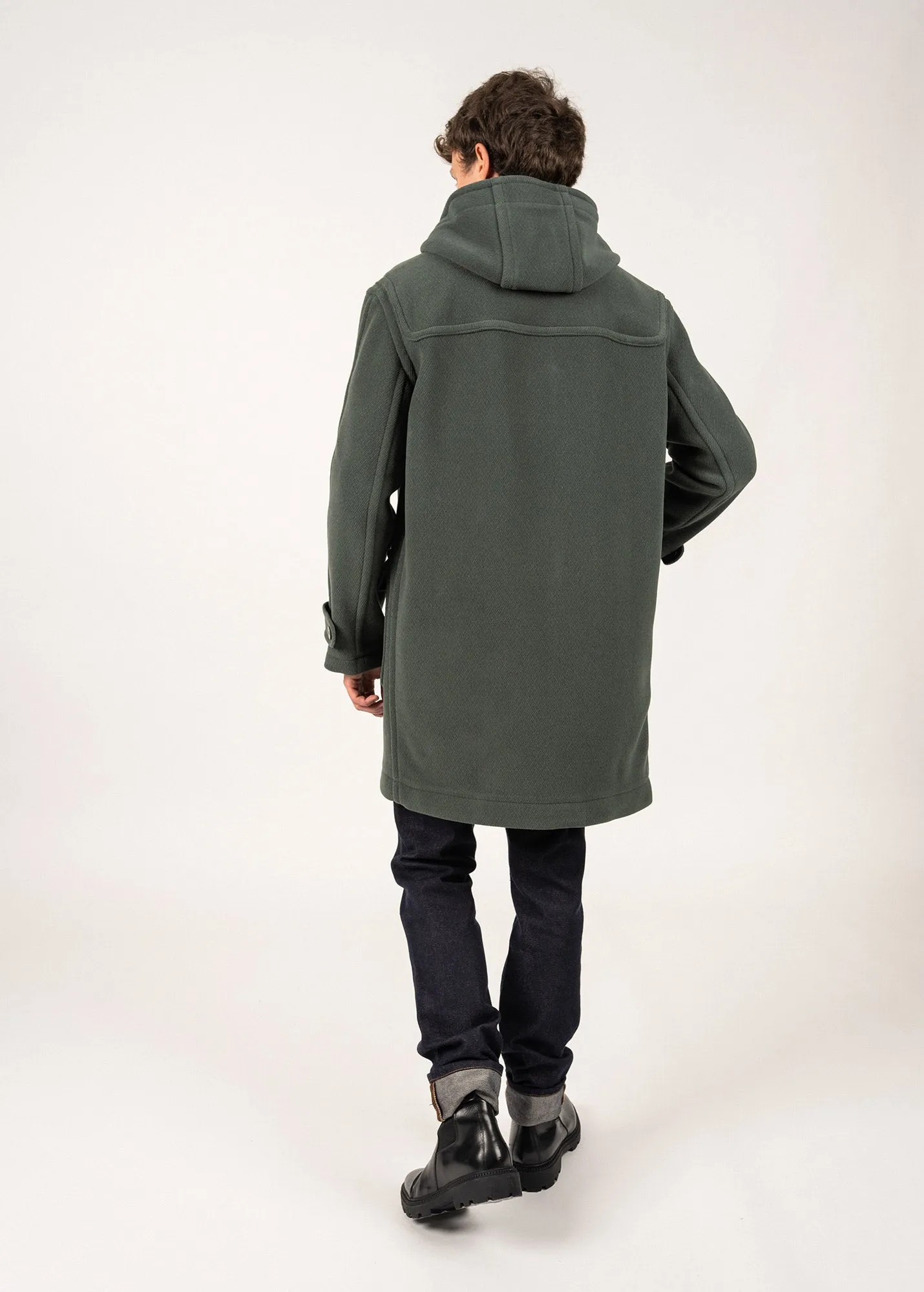 Duffle-coat Saturne - en drap de laine (VEGETAL)