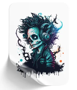 Edgy Skull Hipster Touch