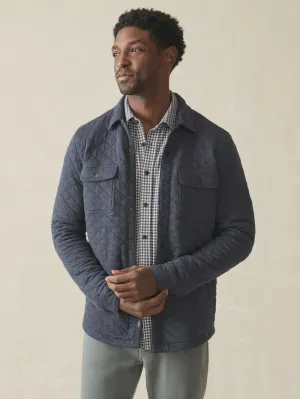 Epic Quilted Fleece CPO - Navy Melange