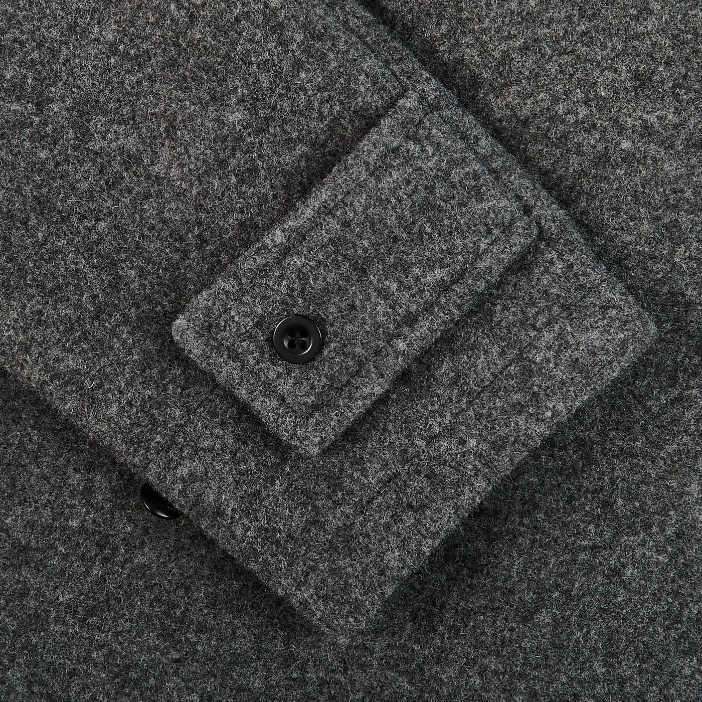 Grey Melange Wool Monty Duffle Coat