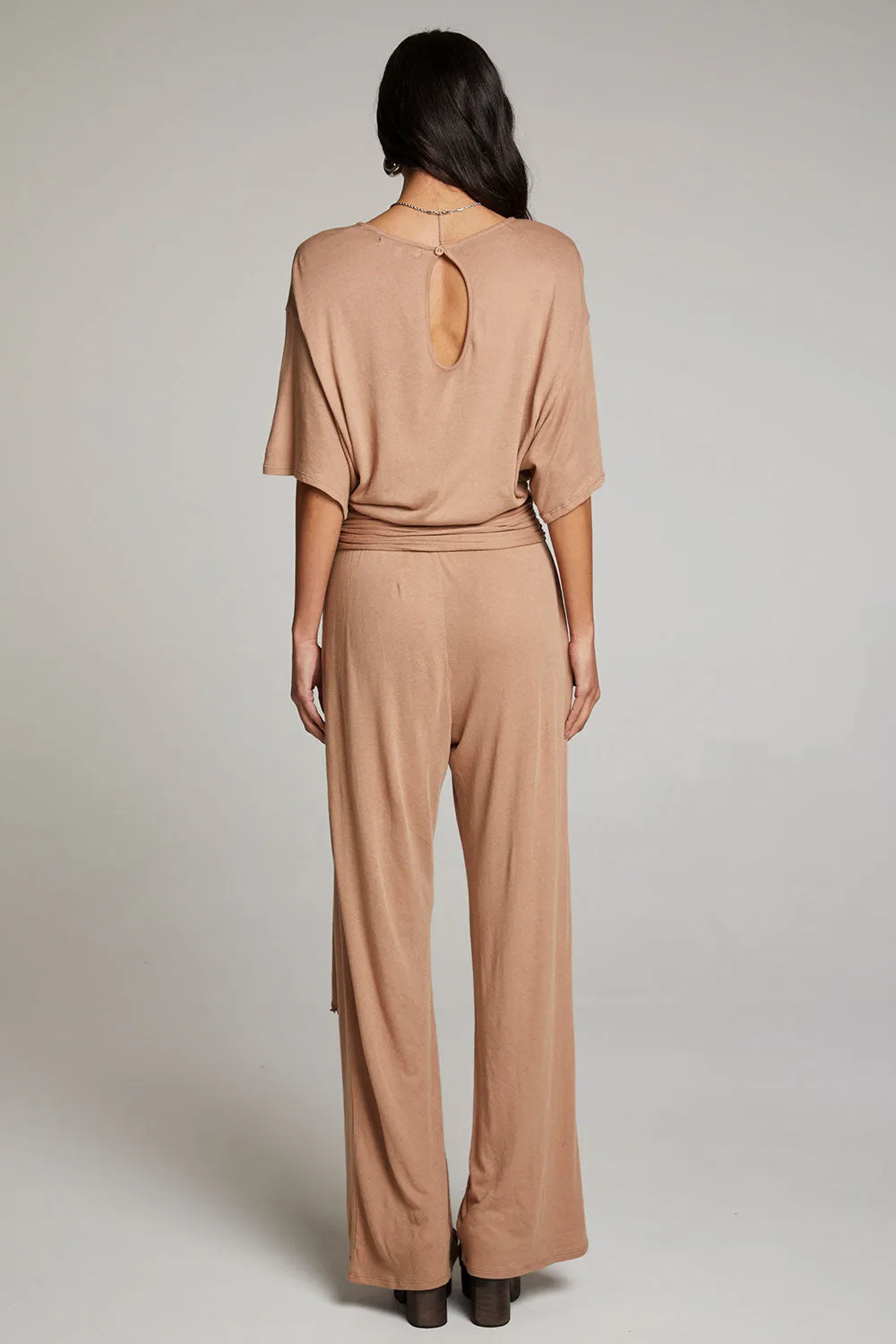 Heather Warm Taupe Jumpsuit