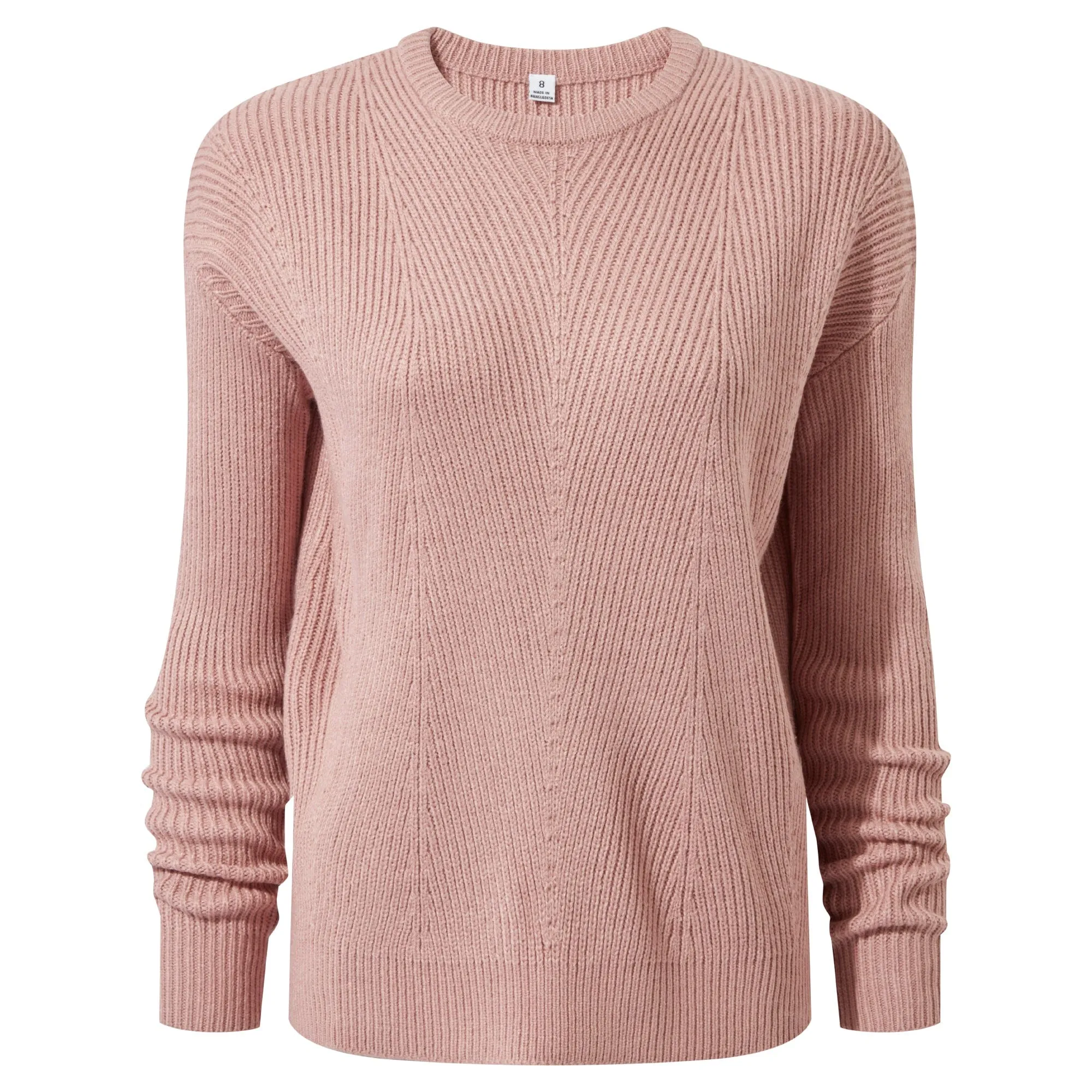 Helen Womens Knitted Jumper - Faded Pink