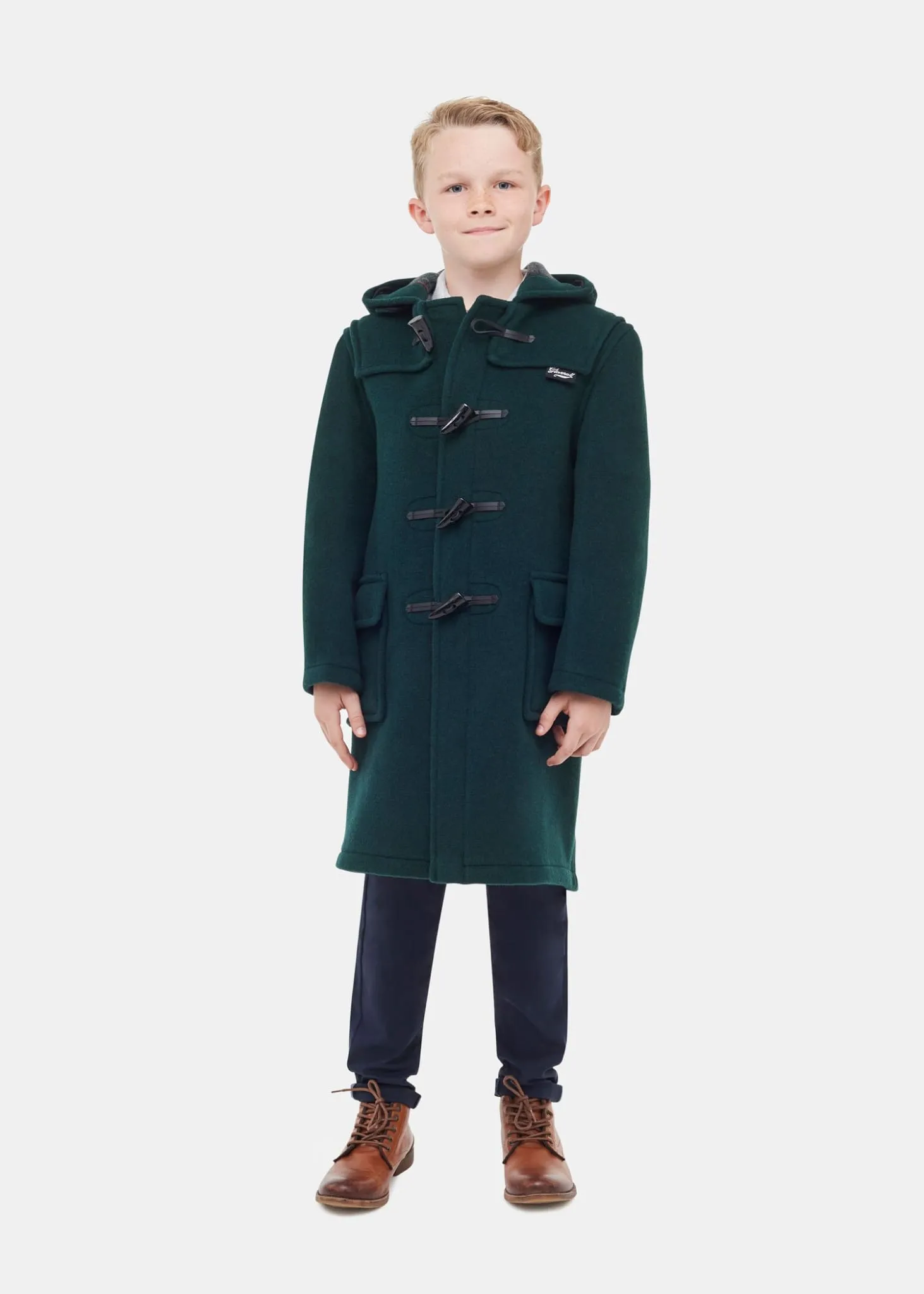 Kids Original Duffle Coat Green