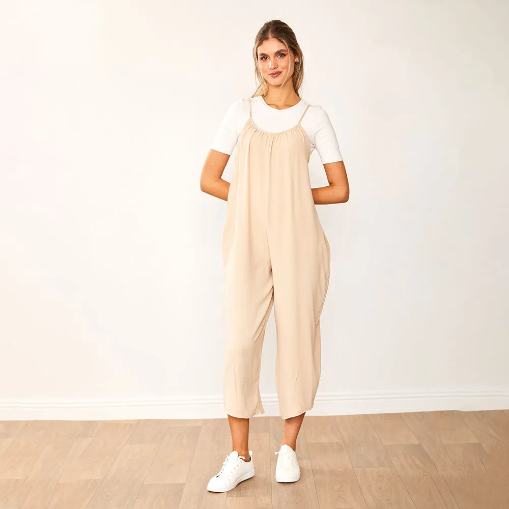 Lennie Jumpsuit (Taupe)