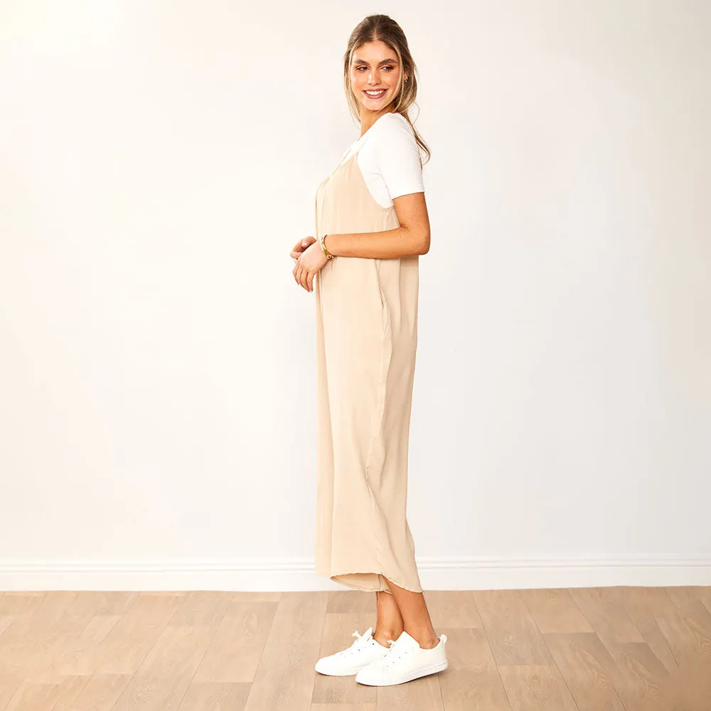 Lennie Jumpsuit (Taupe)