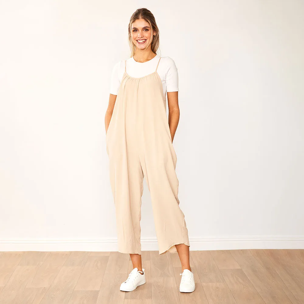 Lennie Jumpsuit (Taupe)