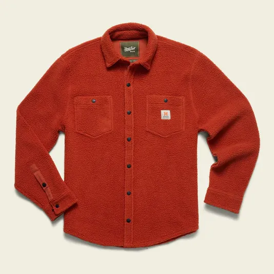 Men's Howler Bros | Allegheny Fleece Overshirt | Cinnamon