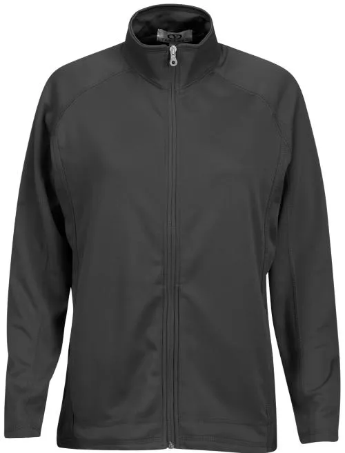 OUTLET-Vantage Ladies Brushed Back Micro-Fleece Full-Zip Jacket