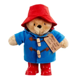 Paddington with Boots and Blue Coat 22cm Baby Toddler Soft Toys 10m 