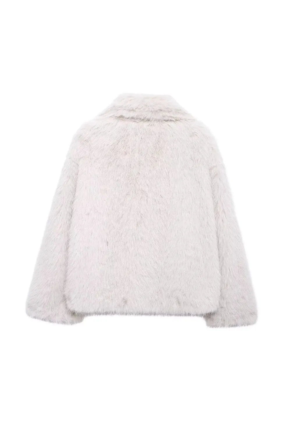 'Taylor' Faux Fur Effect Coat（3 Color)