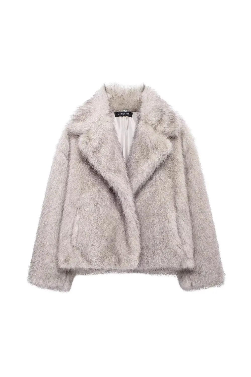 'Taylor' Faux Fur Effect Coat（3 Color)