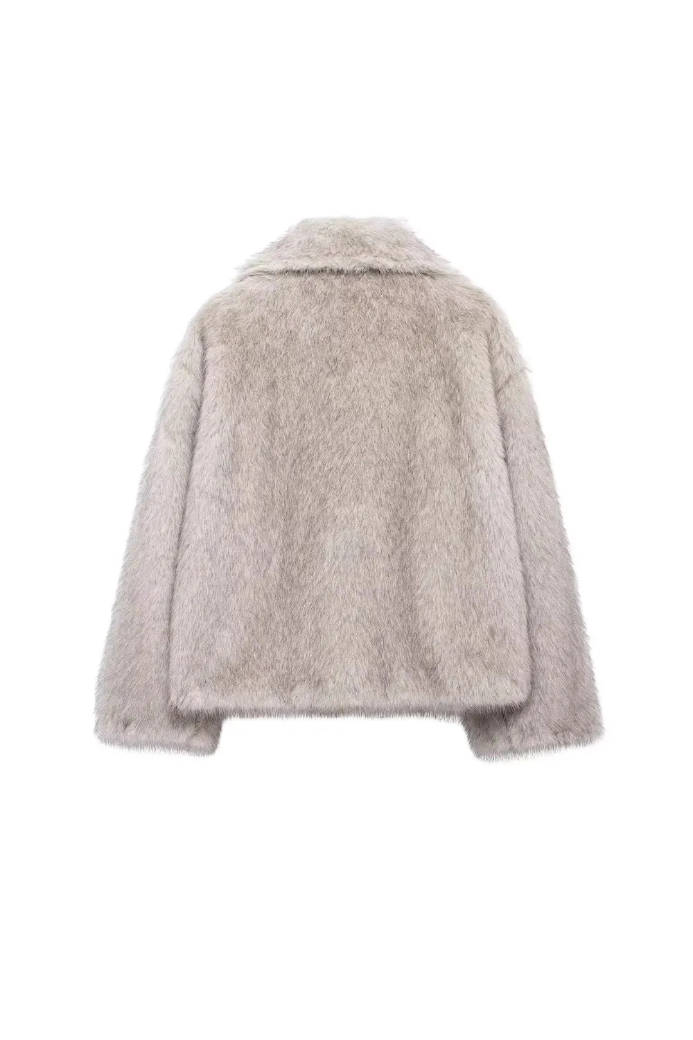 'Taylor' Faux Fur Effect Coat（3 Color)