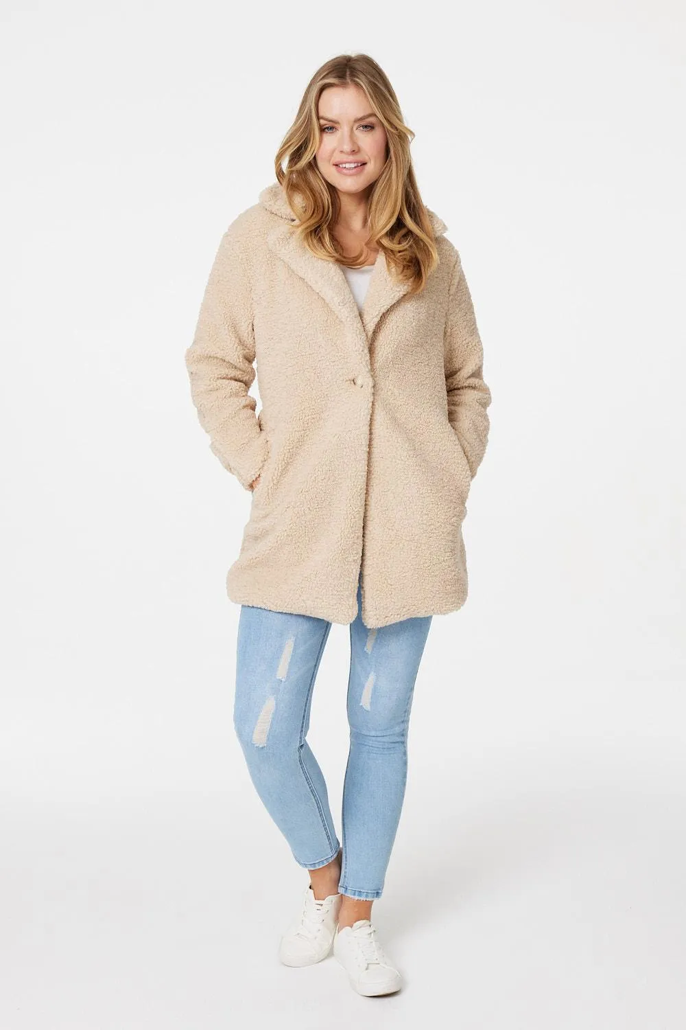 Teddy Faux Fur Relaxed Coat