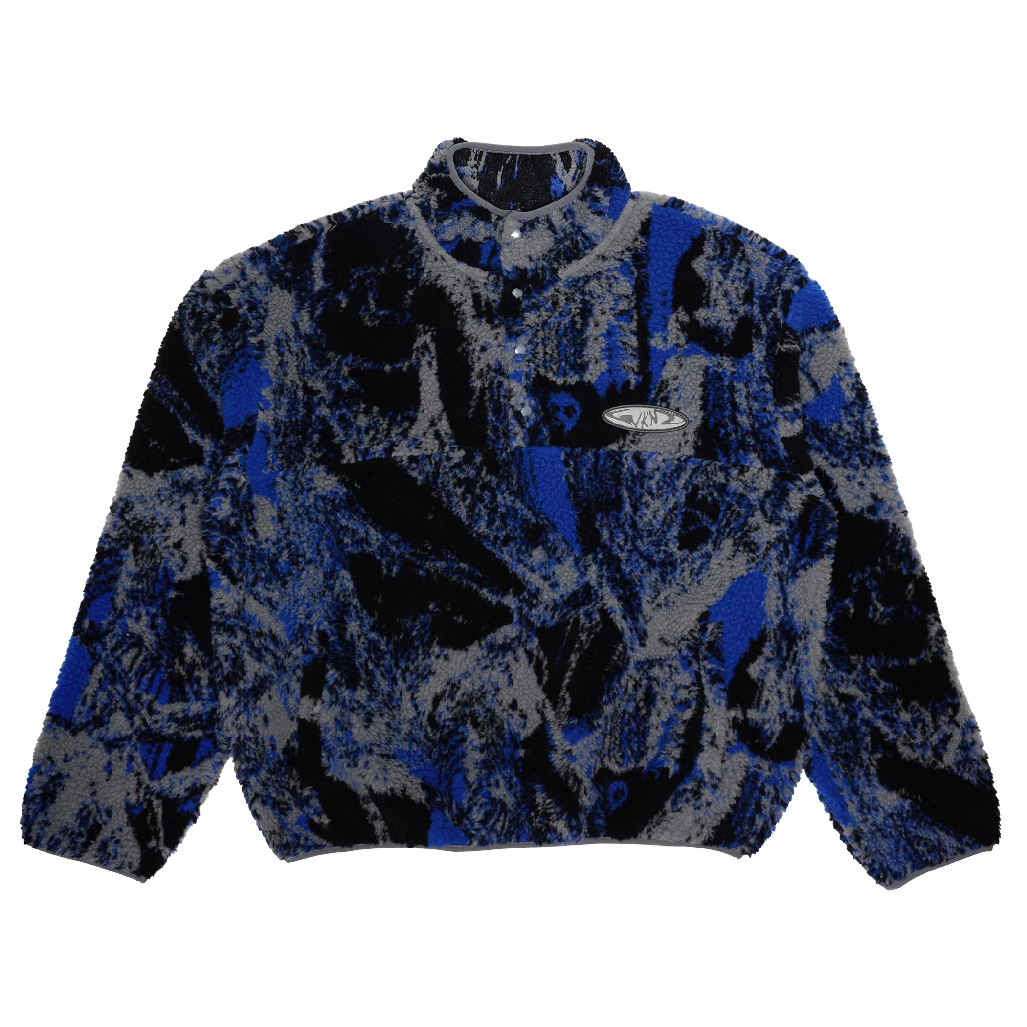 Temple Fleece Jacket, Camo Black