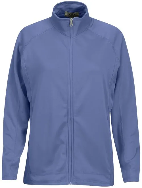 Vantage Ladies Brushed Back Micro-Fleece Full-Zip Jacket