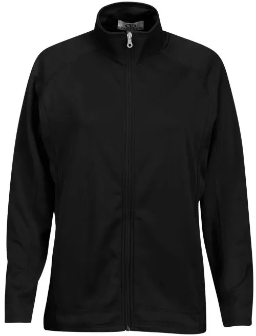 Vantage Ladies Brushed Back Micro-Fleece Full-Zip Jacket