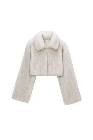 ‘Victoria’ Faux Fur Eco-Friendly Short Coat