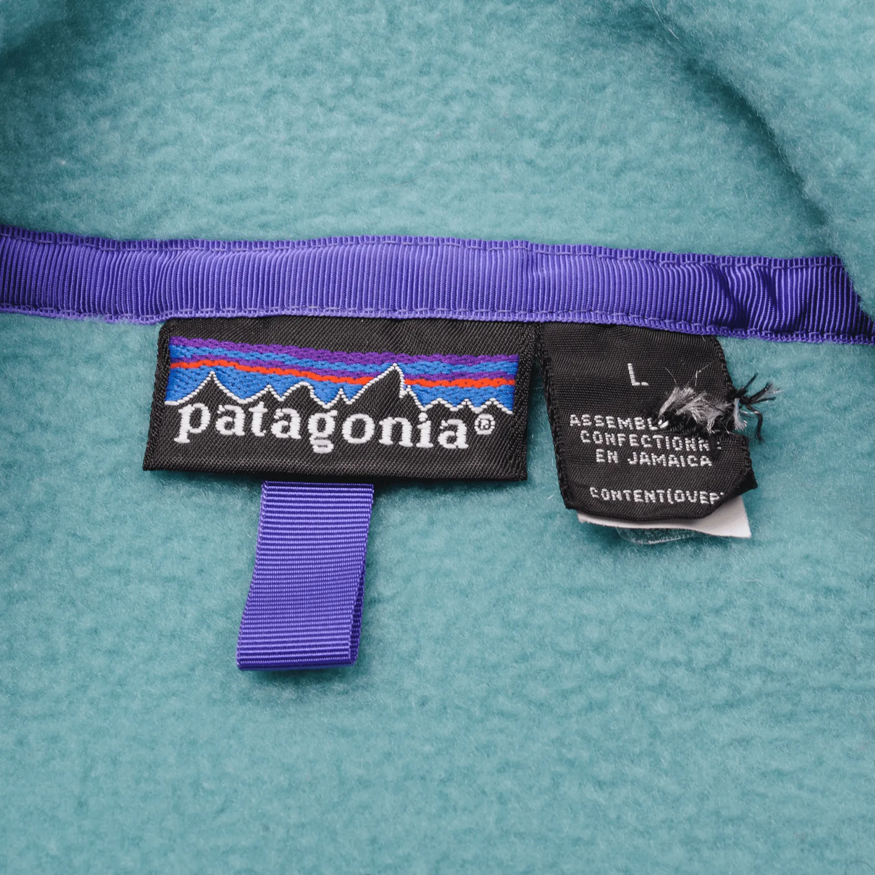 VINTAGE PATAGONIA SNAP-T FLEECE PULLOVER JACKET SIZE LARGE