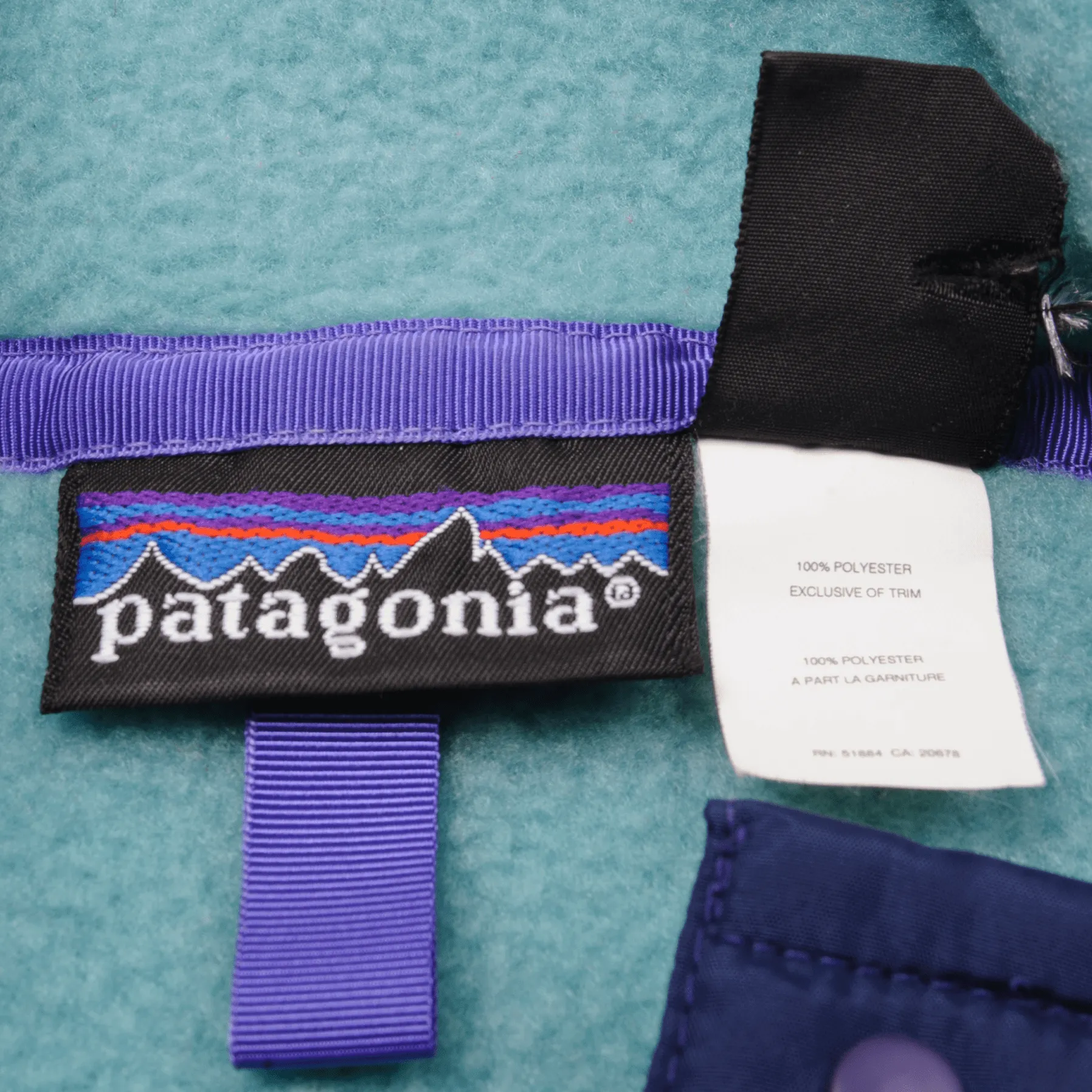 VINTAGE PATAGONIA SNAP-T FLEECE PULLOVER JACKET SIZE LARGE