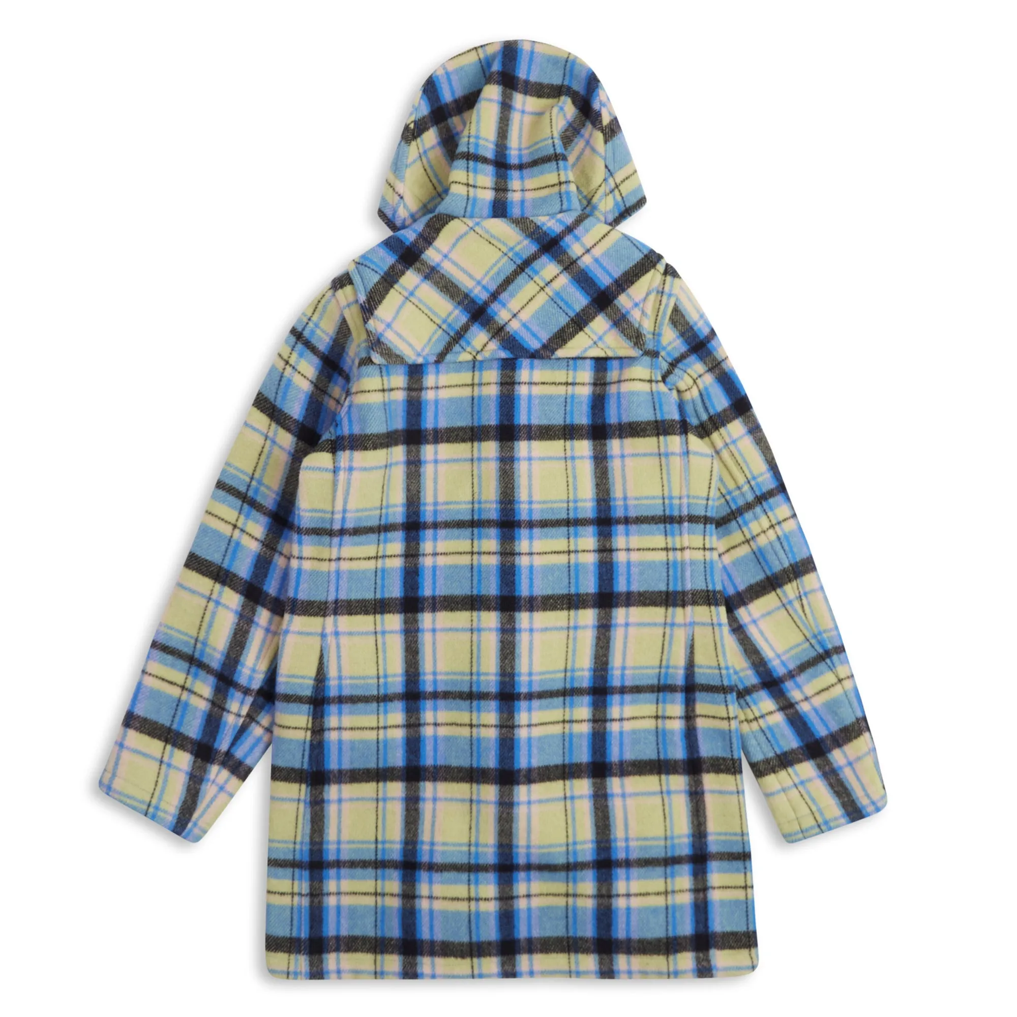 Women’s Duffle Coat - Blue Tartan