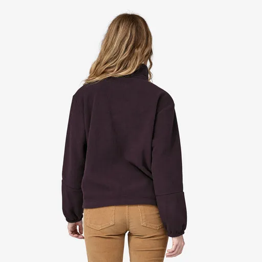 Women's Patagonia | Microdini 1/2 Zip Fleece Pullover | Obsidian Plum