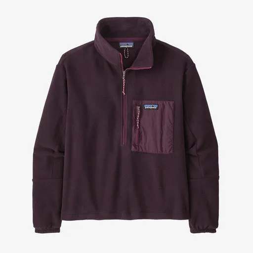 Women's Patagonia | Microdini 1/2 Zip Fleece Pullover | Obsidian Plum