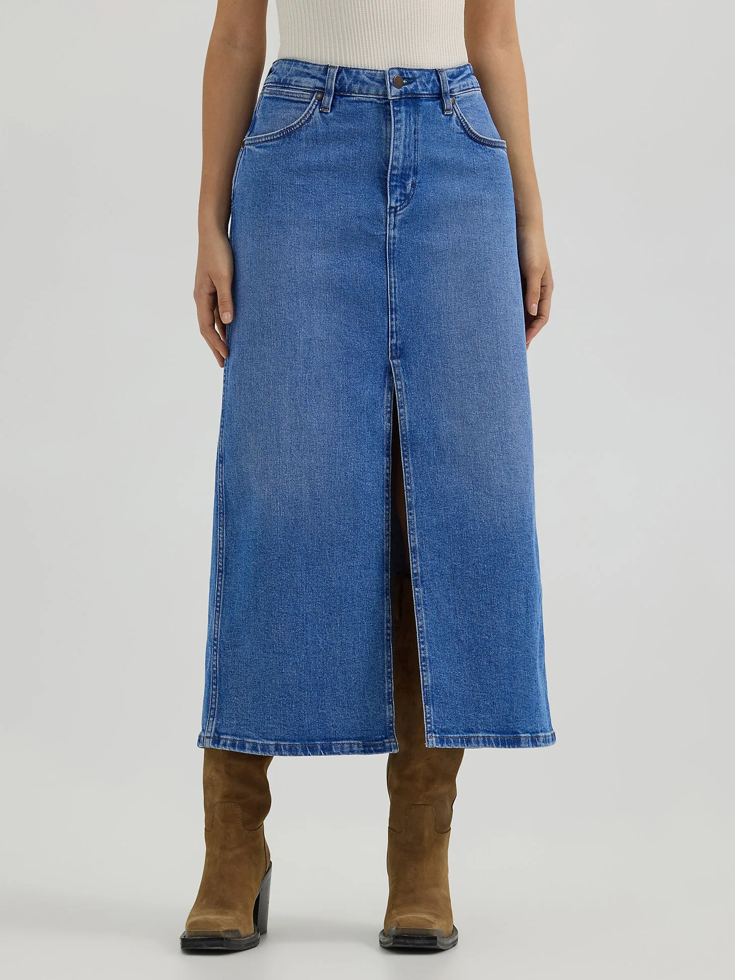 Wrangler Denim Love Midi Skirt