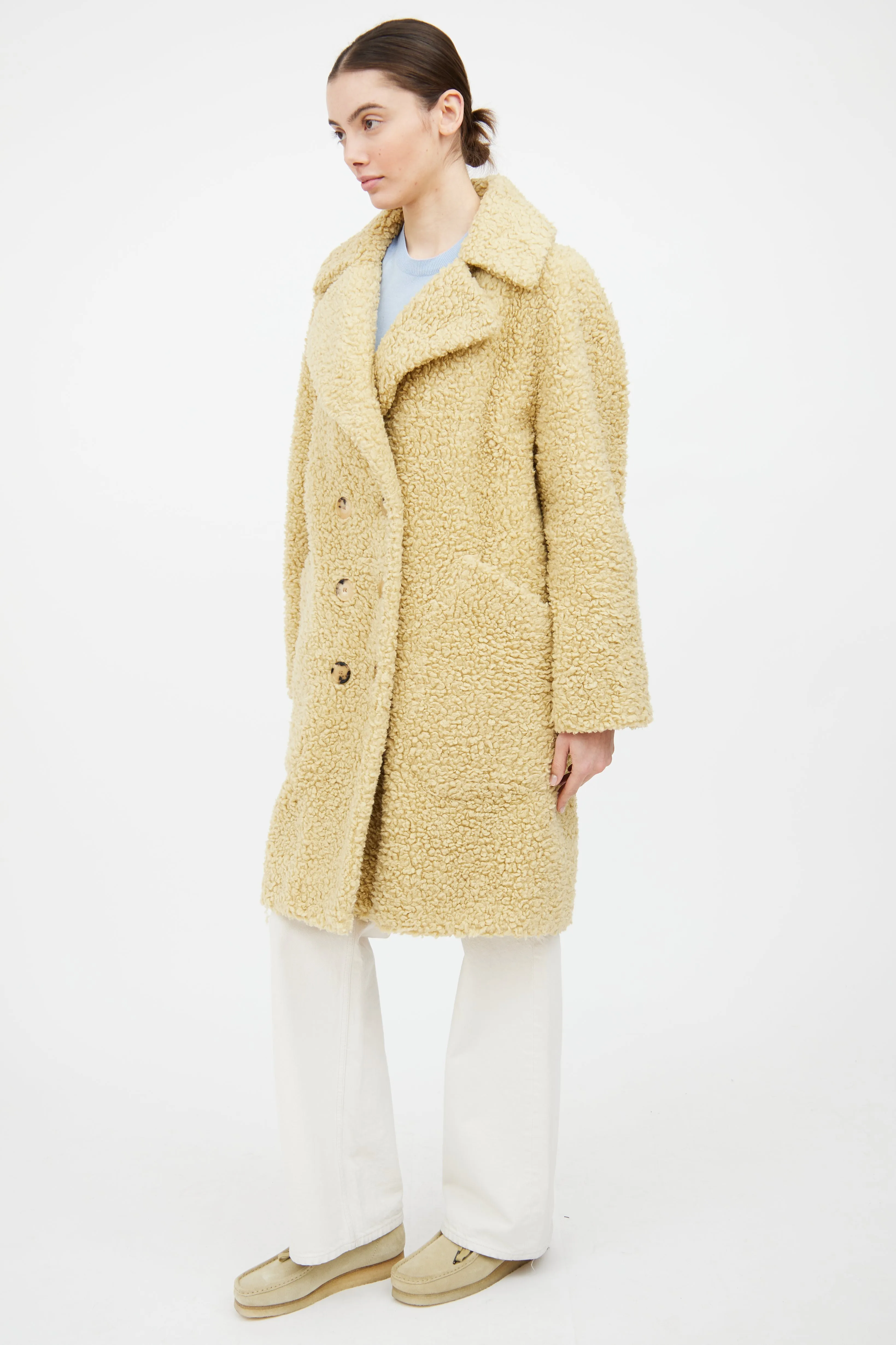 Yellow Lillingstone Teddy Coat