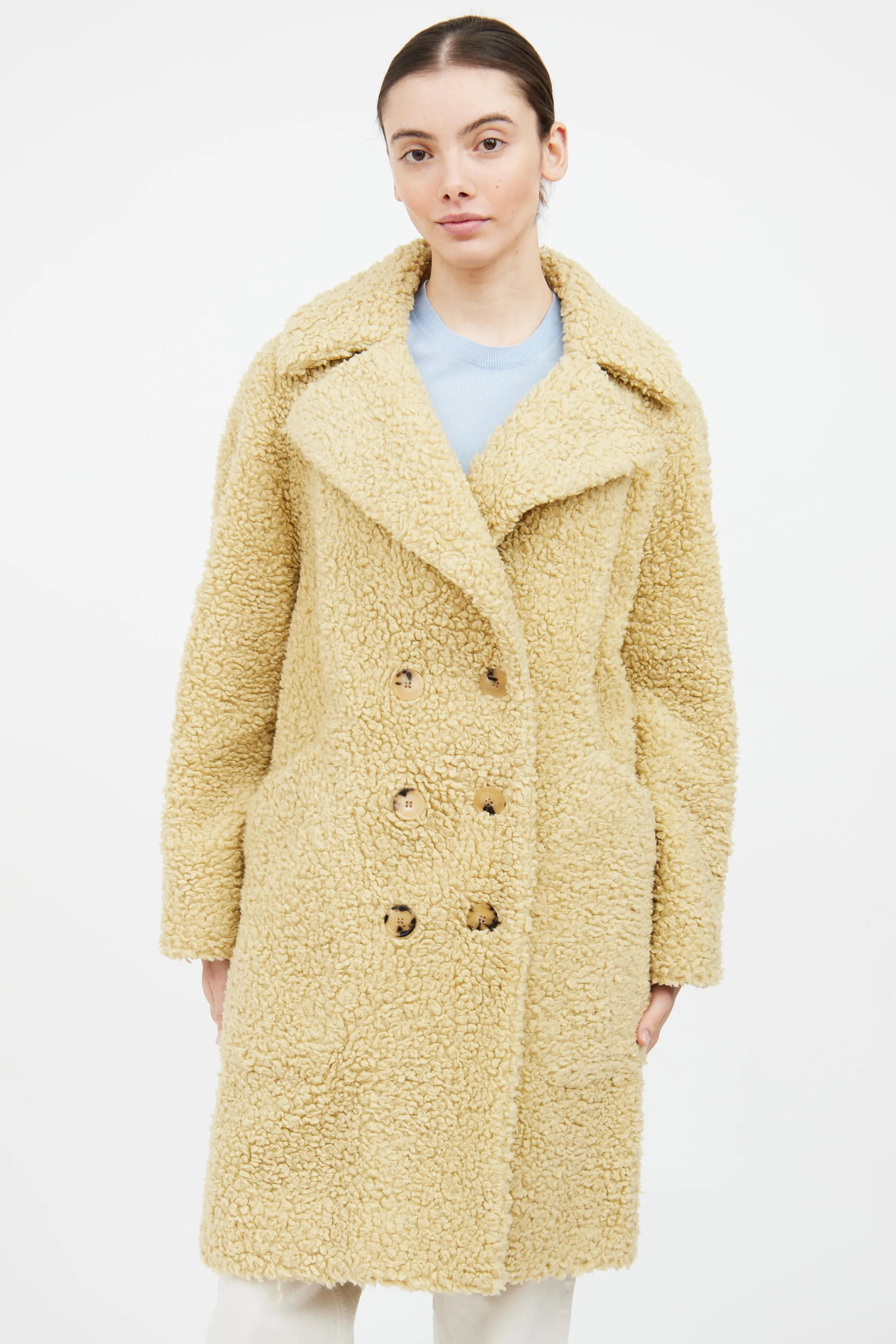 Yellow Lillingstone Teddy Coat